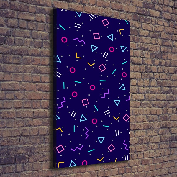 Quadro foto su tela verticale Sfondo geometrico