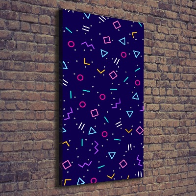 Quadro foto su tela verticale Sfondo geometrico