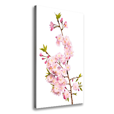 Stampa quadro su tela verticale Fiori di ciliegio