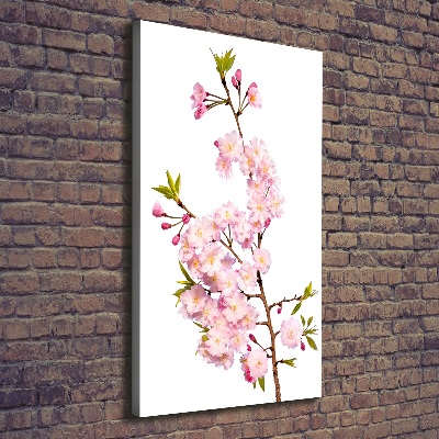 Stampa quadro su tela verticale Fiori di ciliegio