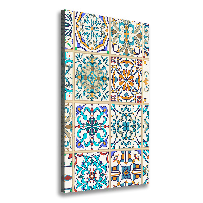 Quadro su tela canvas verticale Piastrelle in ceramica
