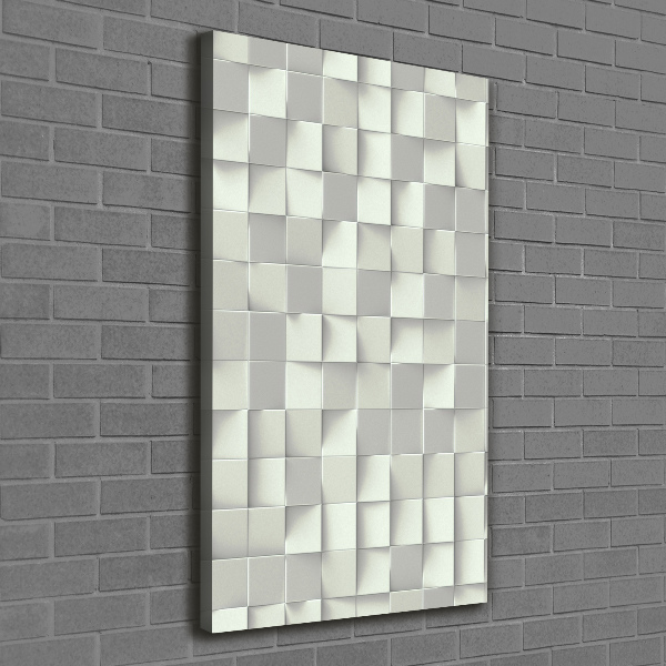 Quadro foto su tela verticale Modello geometrico