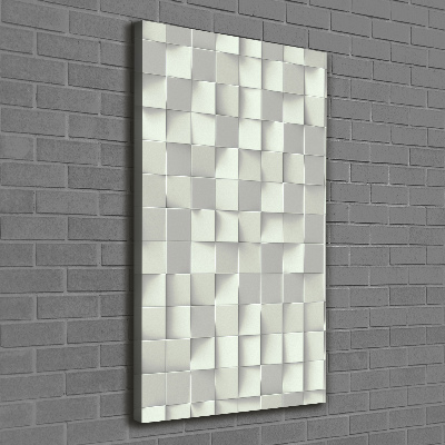 Quadro foto su tela verticale Modello geometrico