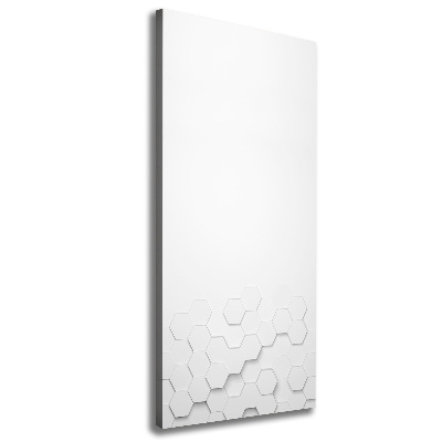 Quadro su tela canvas verticale Sfondo esagonale