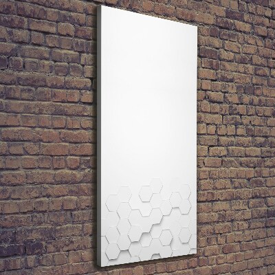 Quadro su tela canvas verticale Sfondo esagonale