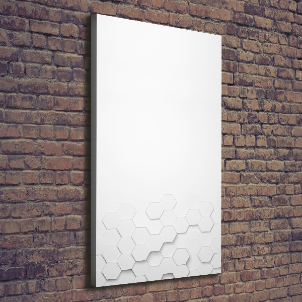 Quadro su tela canvas verticale Sfondo esagonale