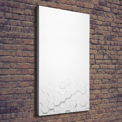 Quadro su tela canvas verticale Sfondo esagonale