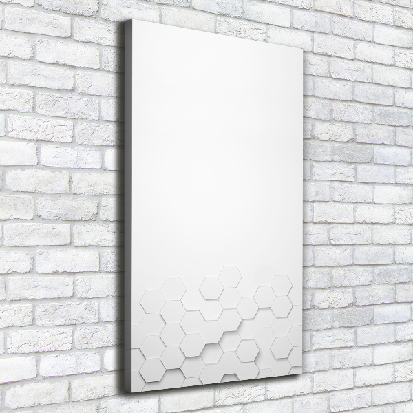 Quadro su tela canvas verticale Sfondo esagonale