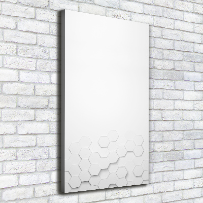 Quadro su tela canvas verticale Sfondo esagonale