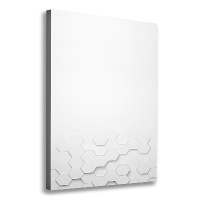 Quadro su tela canvas verticale Sfondo esagonale