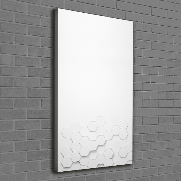 Quadro su tela canvas verticale Sfondo esagonale