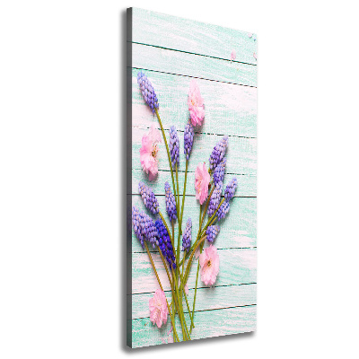 Quadro foto su tela verticale Giacinto d'uva