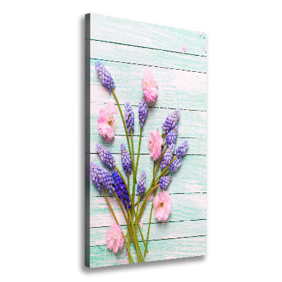 Quadro foto su tela verticale Giacinto d'uva