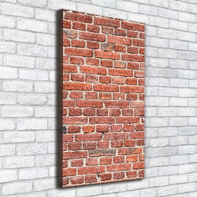 Stampa quadro su tela verticale Muro di mattoni