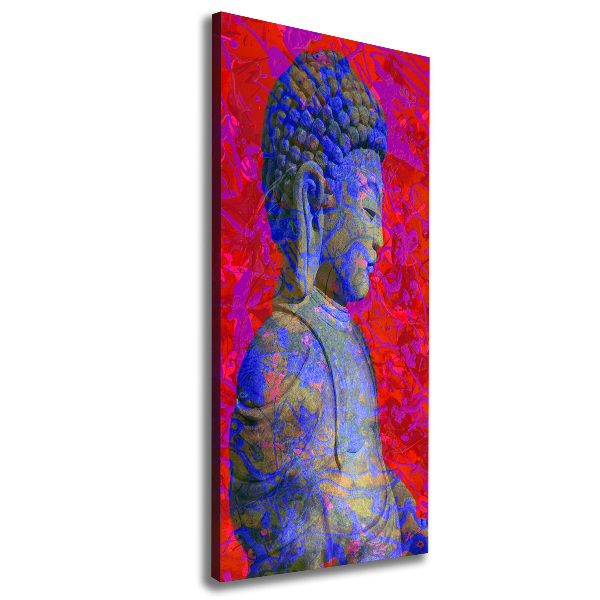 Quadro su tela canvas verticale Buddha astratto
