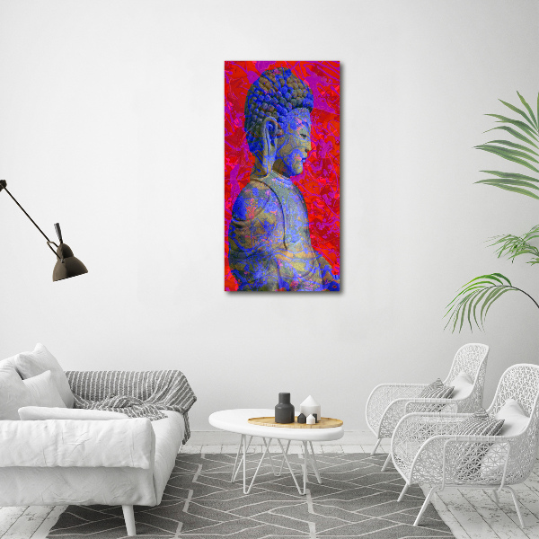 Quadro su tela canvas verticale Buddha astratto