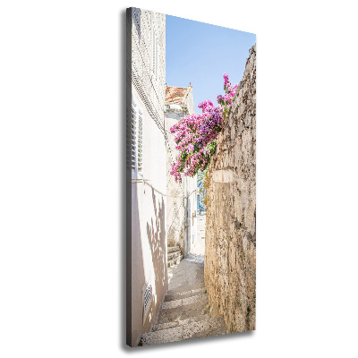 Quadro su tela canvas verticale Korčula, Croazia
