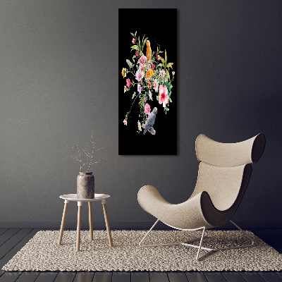 Quadro su tela canvas verticale Modello hawaiano