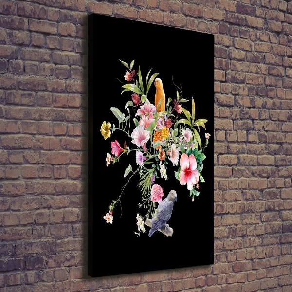 Quadro su tela canvas verticale Modello hawaiano