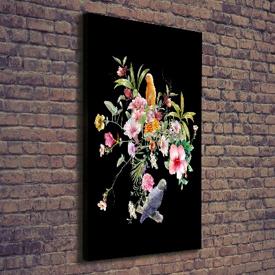 Quadro su tela canvas verticale Modello hawaiano