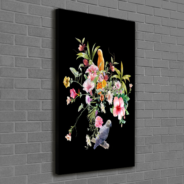 Quadro su tela canvas verticale Modello hawaiano