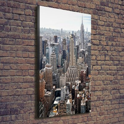 Quadro su tela canvas verticale New York