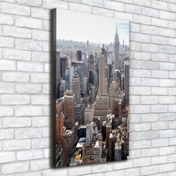 Quadro su tela canvas verticale New York