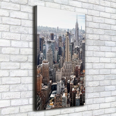 Quadro su tela canvas verticale New York