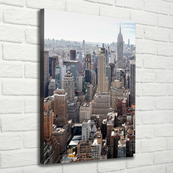 Quadro su tela canvas verticale New York