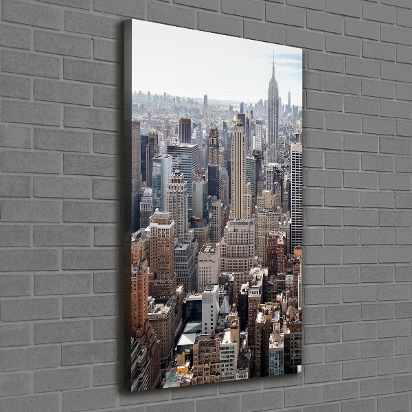 Quadro su tela canvas verticale New York