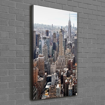 Quadro su tela canvas verticale New York