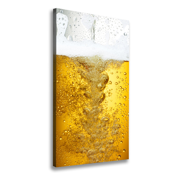 Quadro su tela canvas verticale Birra