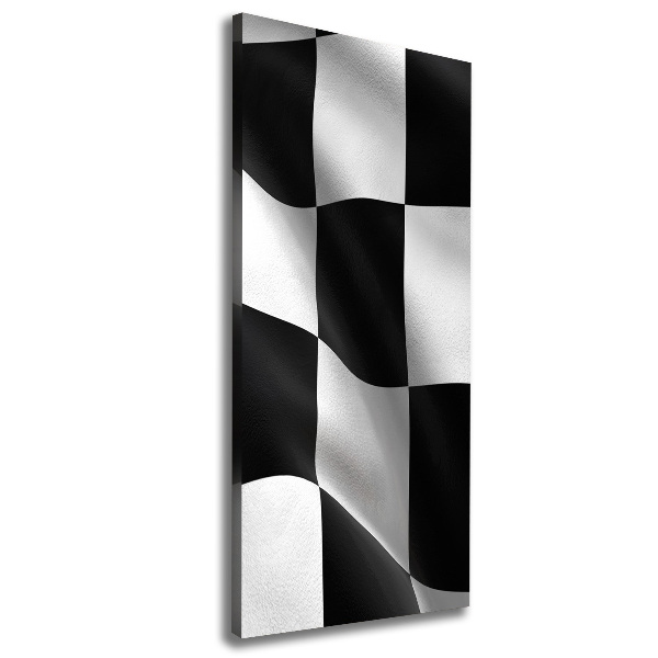 Quadro su tela canvas verticale Bandiera del traguardo