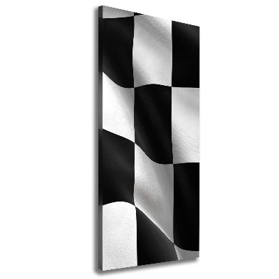 Quadro su tela canvas verticale Bandiera del traguardo