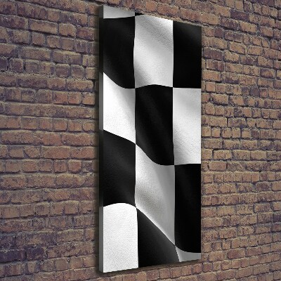 Quadro su tela canvas verticale Bandiera del traguardo