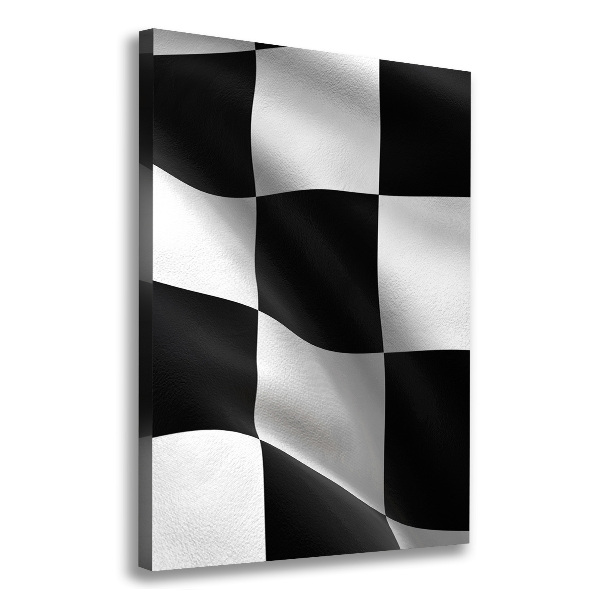 Quadro su tela canvas verticale Bandiera del traguardo