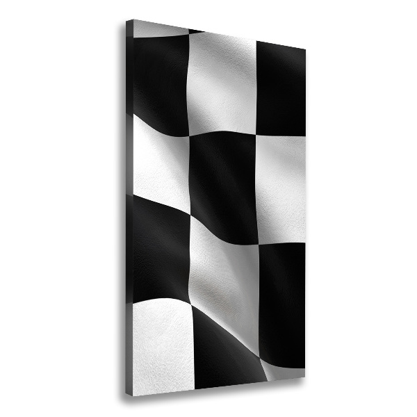 Quadro su tela canvas verticale Bandiera del traguardo