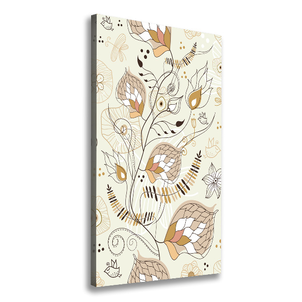 Stampa quadro su tela verticale Ornamenti