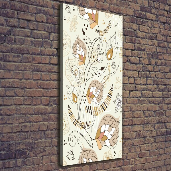 Stampa quadro su tela verticale Ornamenti