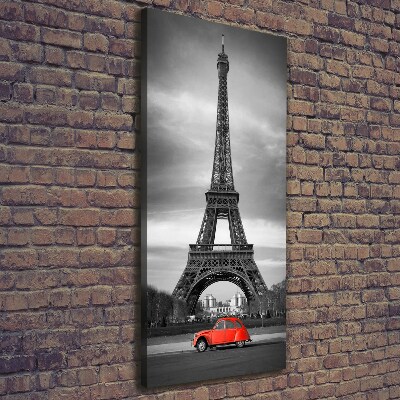Quadro su tela canvas verticale Torre Eiffel Parigi