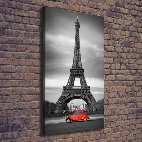 Quadro su tela canvas verticale Torre Eiffel Parigi