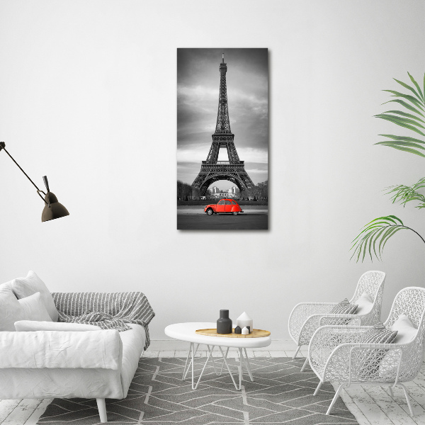 Quadro su tela canvas verticale Torre Eiffel Parigi