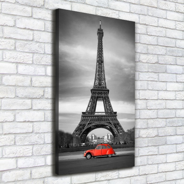Quadro su tela canvas verticale Torre Eiffel Parigi