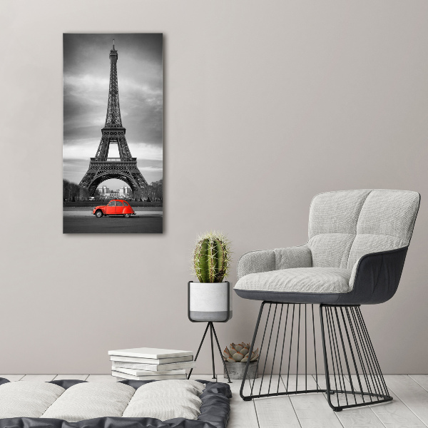 Quadro su tela canvas verticale Torre Eiffel Parigi