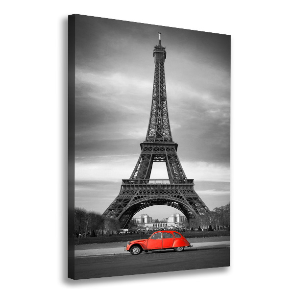 Quadro su tela canvas verticale Torre Eiffel Parigi