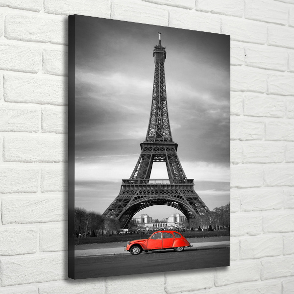 Quadro su tela canvas verticale Torre Eiffel Parigi