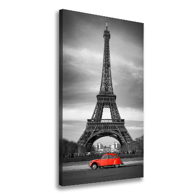Quadro su tela canvas verticale Torre Eiffel Parigi