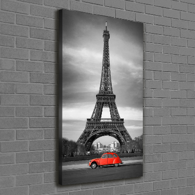 Quadro su tela canvas verticale Torre Eiffel Parigi