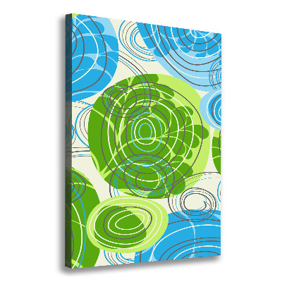 Quadro foto su tela verticale Astrazione