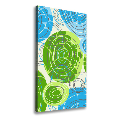 Quadro foto su tela verticale Astrazione